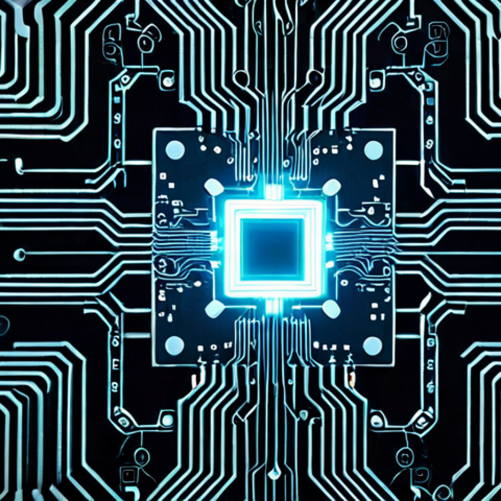 양자 컴퓨팅의 실험적 연구 사례 - Quantum Computing Concept**
"Abstract representation of quantum computing, intertwined qubits glowi...